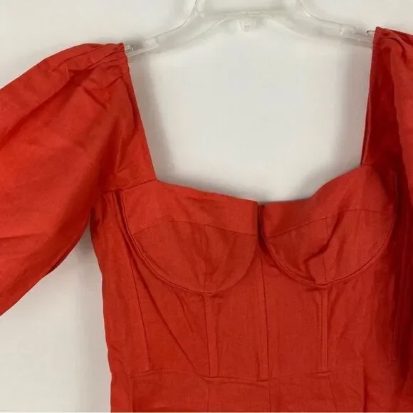 Capulet Manzanita Linen coral Revolve jumpsuit